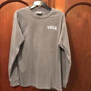 Yale Long Sleeve T-Sleeve, Medium